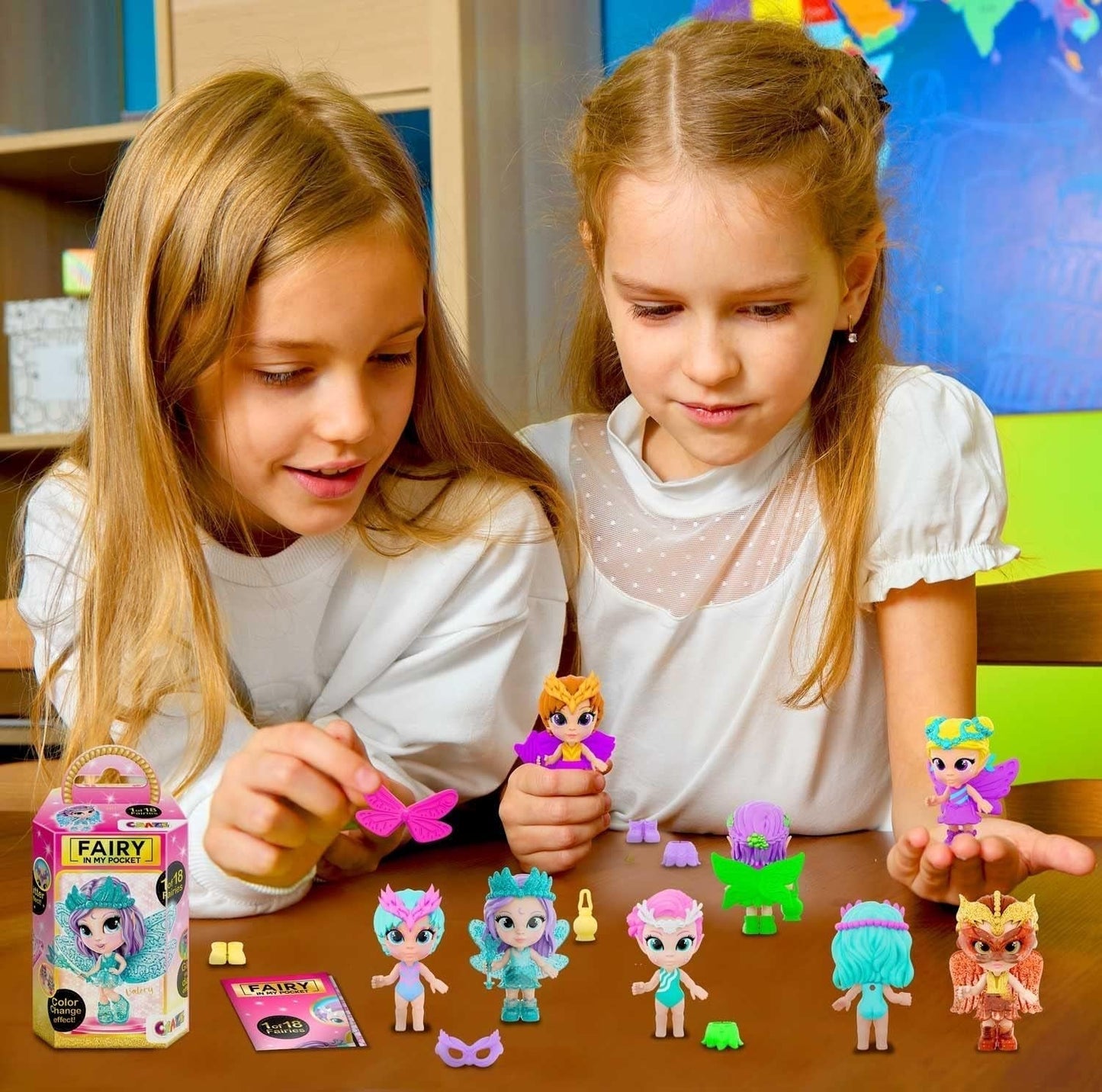 CRAZE Fee in meiner Tasche | Feenpuppe mit Flügeln, sammelbares Feenspielzeug mit Spezialeffekten wie Glitzer, Leuchten im Dunkeln und Farbwechsel. Puppen Naty Shop