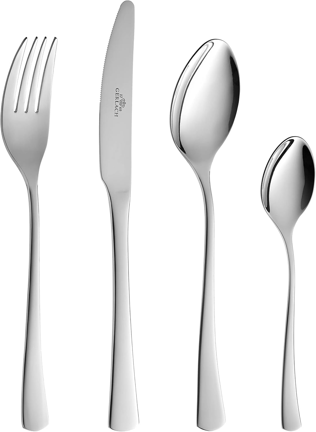 Gerlach 1760 Tunea Set, Edelstahlbesteck, 24-teilig, 6 Personen Kitchen Naty Shop