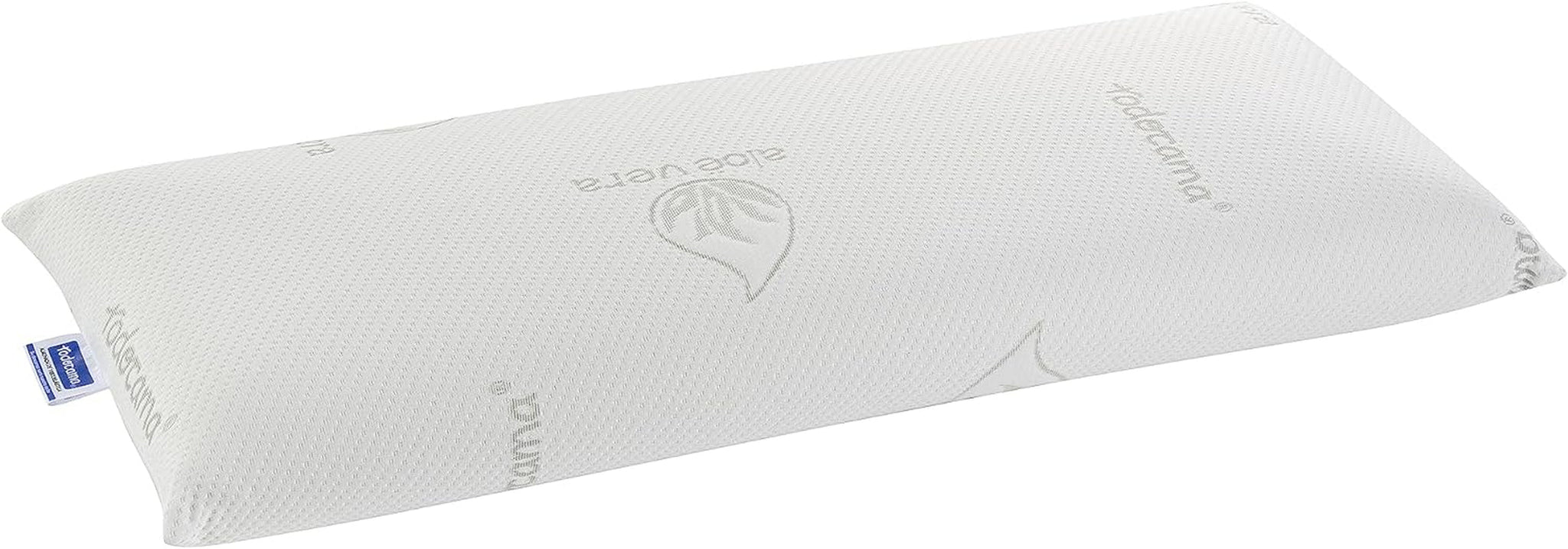 Todocama - Memory-Kissen, Aloe Vera, 2 Stück, 70 cm, weiß Naty Shop Standardkissen