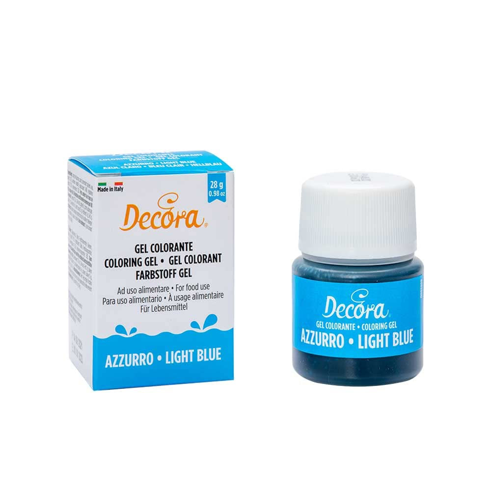 , 9600818 Gel-Lebensmittelfarbe, Gel-Lebensmittelfarbe, ideal für Beschichtungen und Dekorationen, Erzeugt intensive und leuchtende Farben, Hergestellt in Italien, 28 Gramm, blaue Farbe.