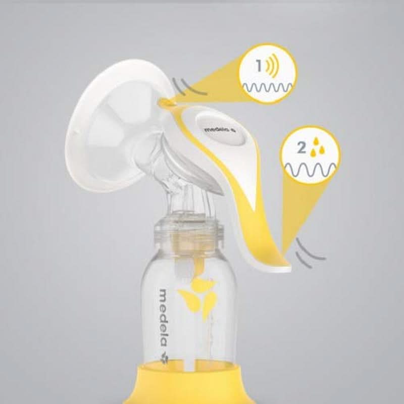 Manuelle Milchpumpe Medela Harmony Zubehör Essen und Stillen Bebe Naty Shop
