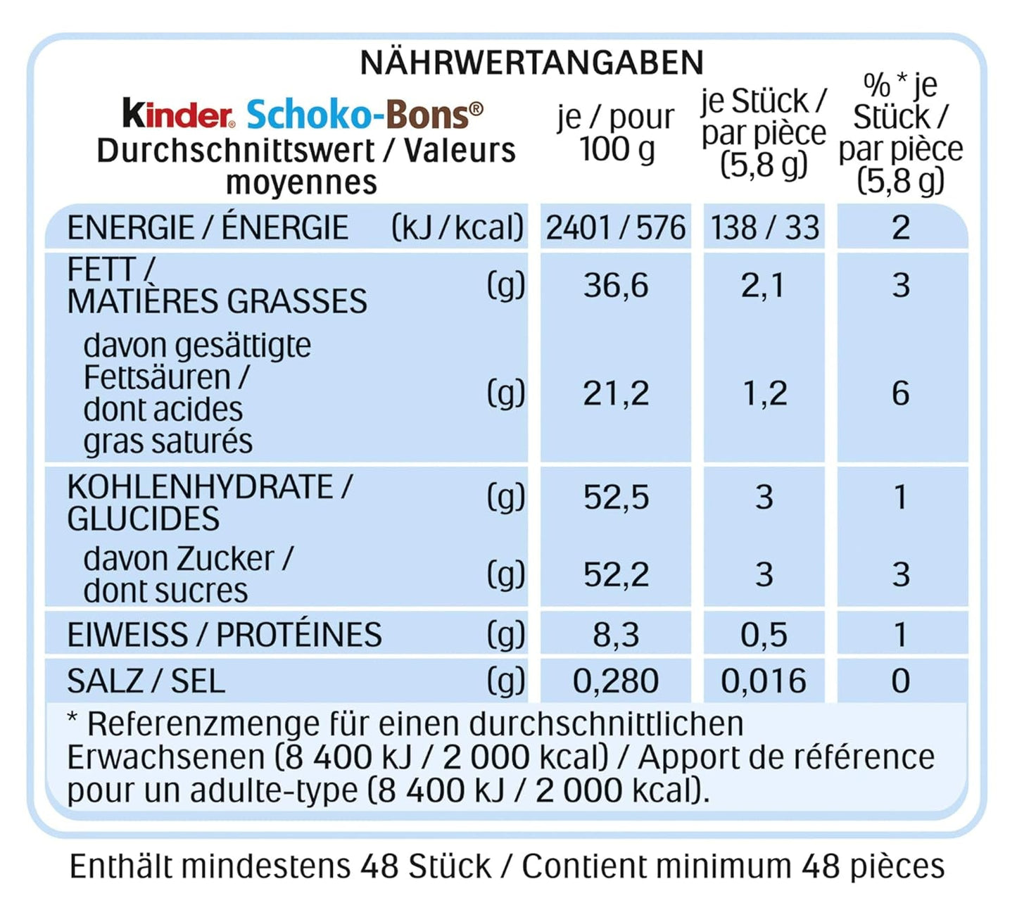 Kinder Schoko-Bons, 300g (3er Pack)