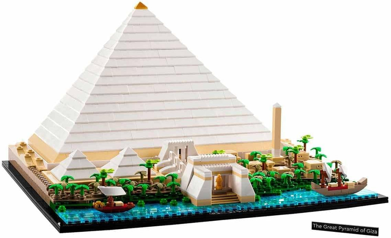 LEGO 21058 Architecture The Pyramid of Cheops Building Kit for Craft as a Creative Hobby, Gift Idea for Adults, Men, Women, Mother, Father, Creative Activity, Famous Landmarks Collection Building Sets Besuchen Sie den LEGO-Store