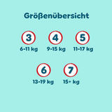 Pampers Premium Protection Pants Größe 7, 123 Windeln, 15 kg+, mit 360°-Anpassung und weichen Anti-Leck-Bündchen für optimalen Komfort und Schutz