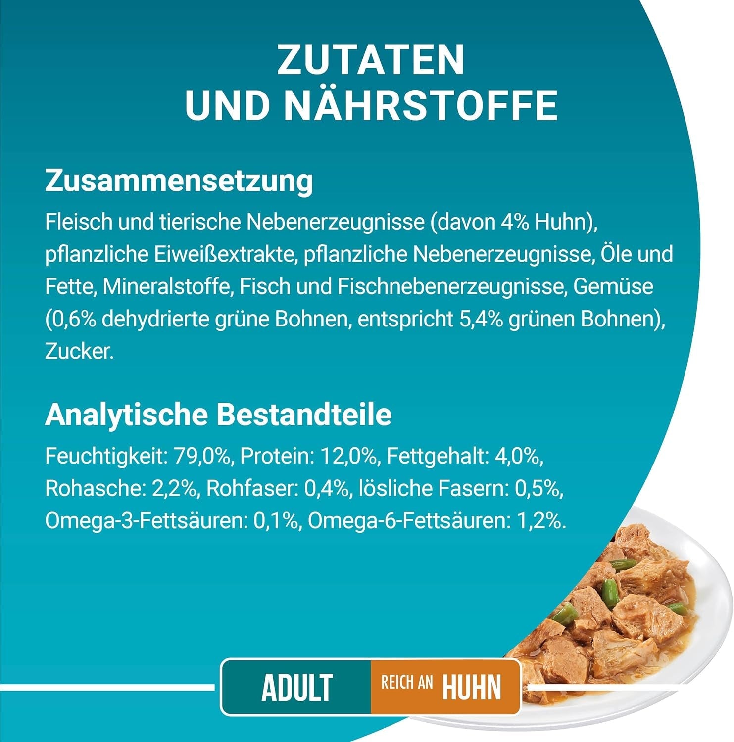 PURINA ONE Adult Nassfutter für Katzen, zarte Stücke in Hühnersauce, 26er Pack (26 x 85g)