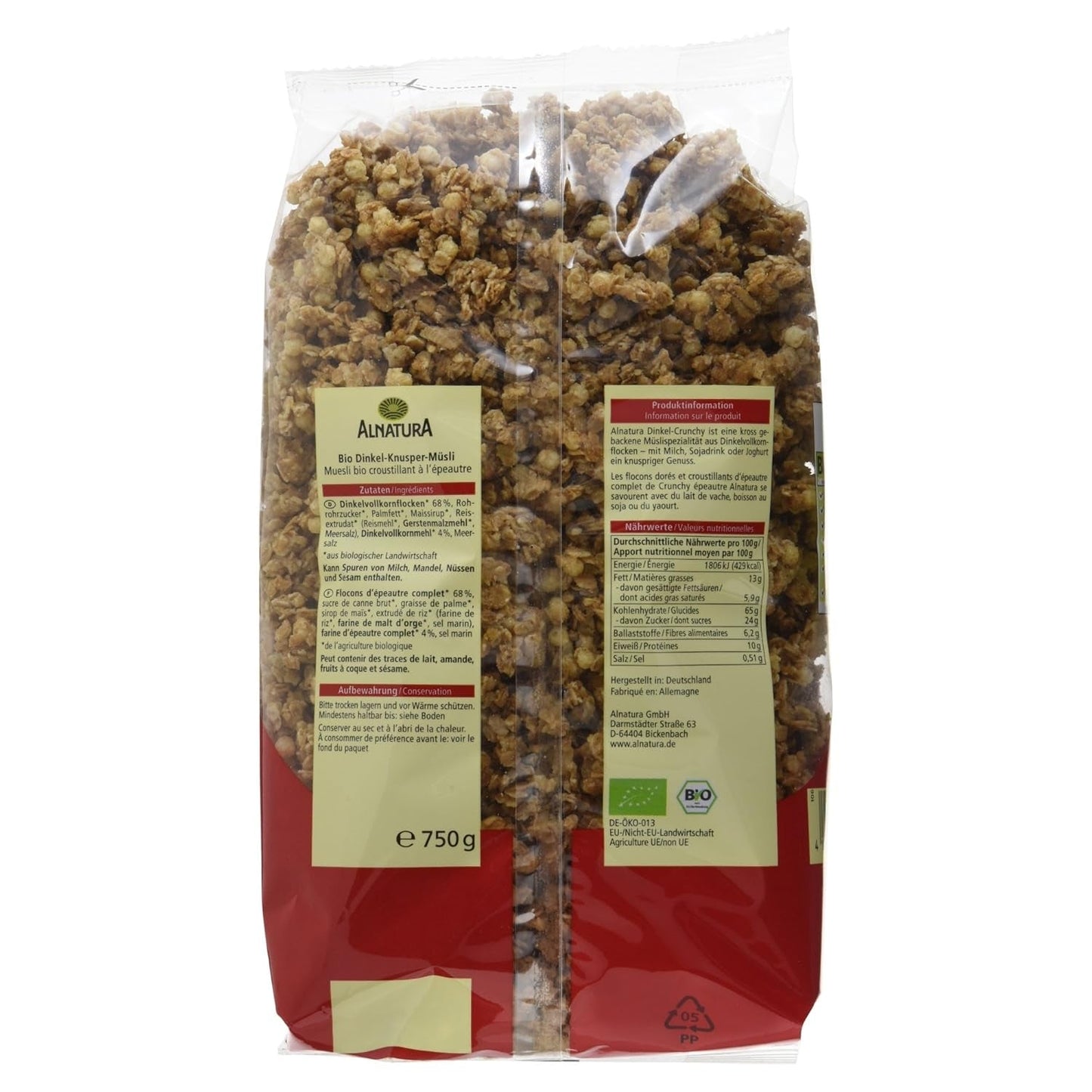 Bio Crunchy Barley 3er Pack (3 x 750g)