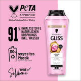 Gliss Shampoo Liquid Silk (250 ml), für brüchiges und stumpfes Haar. Dusche und Bad Naty Shop