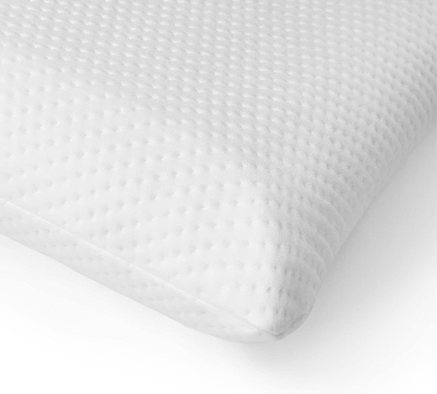 Mister Sandman Ergonomisches Kissen 40 x 80, Nackenkissen mit Aloe Vera-Kissenbezug, Visco-Kissen, perfekt für Bauchschläfer, Rückenschläfer und Seitenschläfer, Memory-Schaum-Kissen, orthopädische Halskissen, Naty Shop Komfortbezug