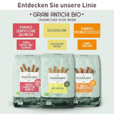 Bio-Spaghetti-Nudeln Nr. 5 - 500 g Khorasan-Weizen – uralter Weizen, reich an Proteinen, 100 % in Italien angebaut – vielseitig in der Küche und reich an Nährstoffen