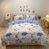 Bettwäsche für Kinder, Jungen, mit verschiedenen Mustern, 100 % Baumwolle. Bettwäsche – Kinder, Naty Shop, Weiß, mit Buntstiftzeichnung, 100 x 135 cm