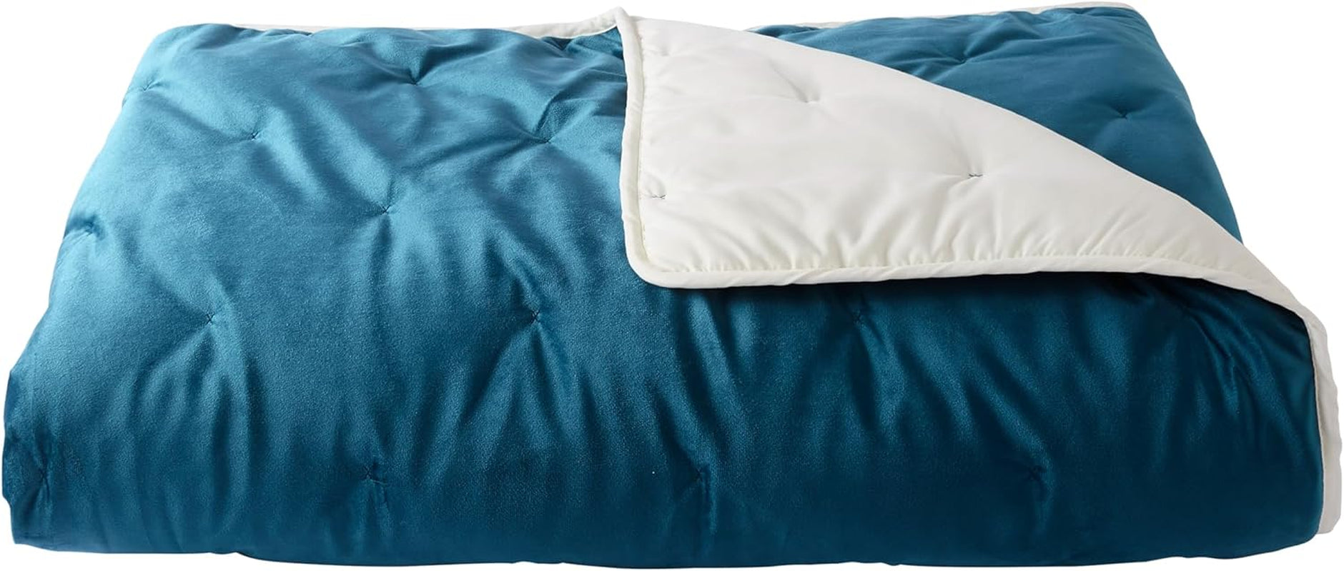 Toison D'Or Denali Steppdecke, 180 cm x 240 cm, Pfau, blau Steppdecken und Steppdecken Naty Shop