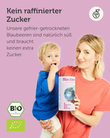 Gefriergetrocknete Bio-Heidelbeeren BUAH® | Gefriergetrocknete Bio-Blaubeeren ohne Zuckerzusatz | 100 % gefriergetrocknete Früchte (vegan, glutenfrei, laktosefrei) | Idealer Snack (140 g). Dehydrierte Produkte von Naty Shop