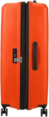 American Tourister Aerostep - Spinner L, erweiterbarer Koffer, 77 cm, 101,5/109 L, Orange (Bright Orange) Gepäck und Reiseausrüstung Naty Shop