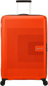American Tourister Aerostep - Spinner L, erweiterbarer Koffer, 77 cm, 101,5/109 L, Orange (Bright Orange) Gepäck und Reiseausrüstung Naty Shop Orange (Bright Orange) L (77 cm - 101,5/109 L)