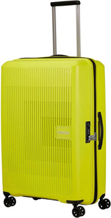 American Tourister Aerostep - Spinner L, erweiterbarer Koffer, 77 cm, 101,5/109 L, Orange (Bright Orange) Gepäck und Reiseausrüstung Naty Shop Green (Light Lime) L (77 cm - 101,5/109 L)