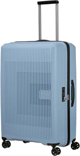 American Tourister Aerostep - Spinner L, erweiterbarer Koffer, 77 cm, 101,5/109 L, Orange (Bright Orange) Gepäck und Reiseausrüstung Naty Shop Grau (Soho Grey) L (77 cm - 101,5/109 L)
