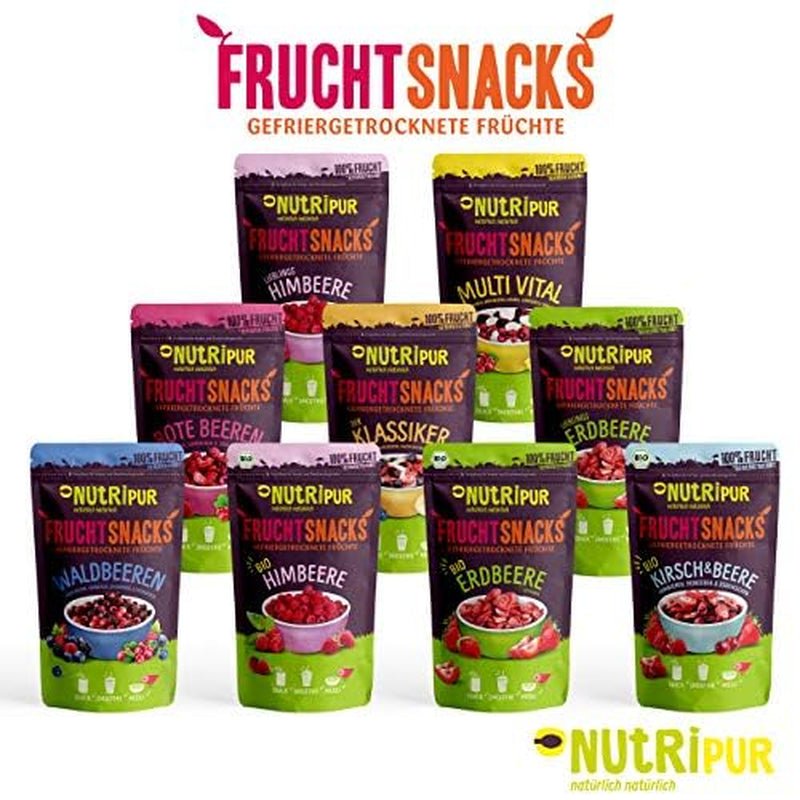 Gefriergetrocknete Ananas BITS 100g große Stücke für Smoothie Bowls, Müsli, Porridge Topping - gefriergetrocknete Früchte ohne Zuckerzusatz - getrocknete Ananas - Früchte von NutriPur Dehydrierte Produkte Naty Shop