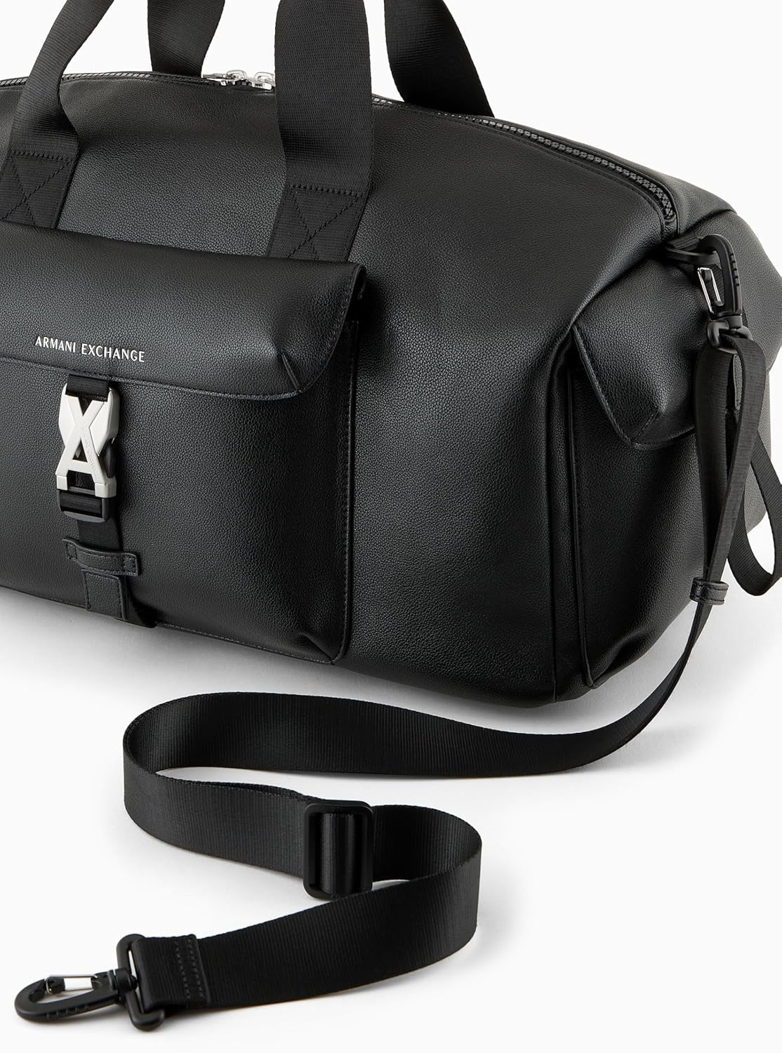 Armani Exchange Herren-Reisetasche „Matthew“ mit robustem Axe-Tuc-Verschluss, Gepäck und Reiseausrüstung, Naty-Shop