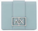 Armani Exchange Jodie Mini-Geldbörse für Damen, Naty Shop, Damen-Geldbörse Dark Reflection, Einheitsgröße