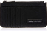 Armani Exchange Herren-Karten-Geldbörse Naty Shop Nero Damen-Geldbörse Einheitsgröße