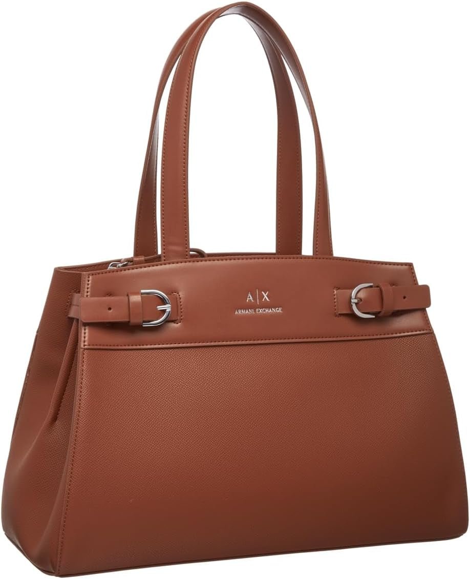 Armani Exchange Damen Essential, Milano 91, Double Bucke L Tote Bag Damen Naty Shop Taschen
