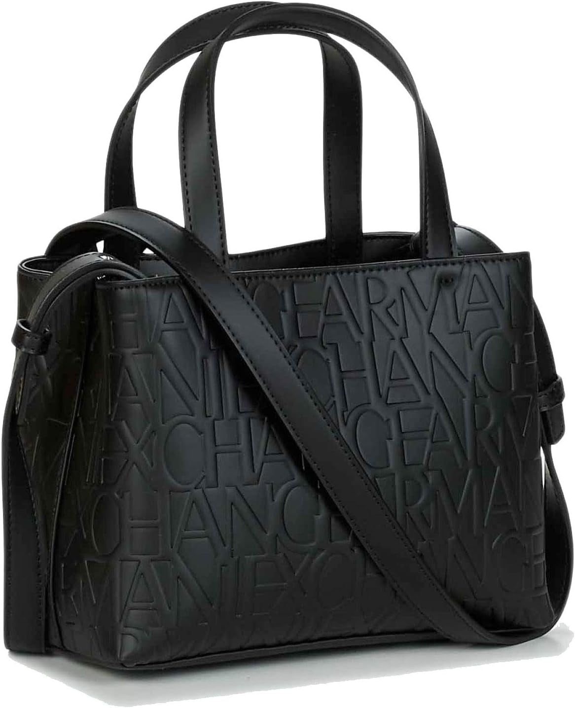 Armani Exchange Damen Liz – Kleine offene Einkaufstasche Negru (Nero – Schwarz) Damentaschen Naty Shop Standardtitel