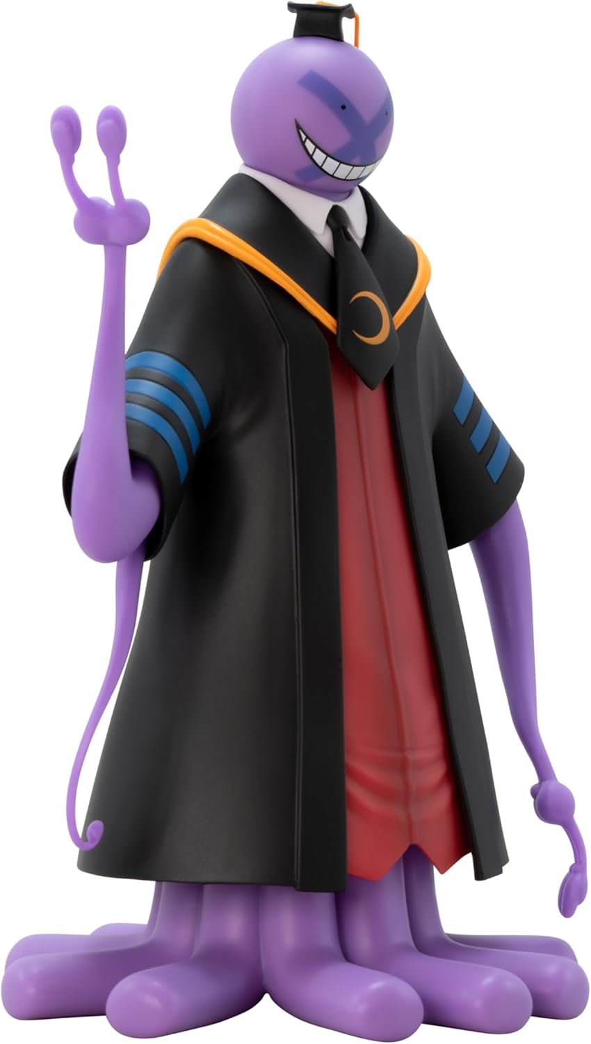 Attentat Klassenzimmer Lila Koro Sensei SFC PVC-Sammelfigur 7,8 Zoll Höhe Anime- und Ärmelstatue Heimdekoration Schlafzimmer Büro Geschenk Statuen und Skulpturen Naty Shop