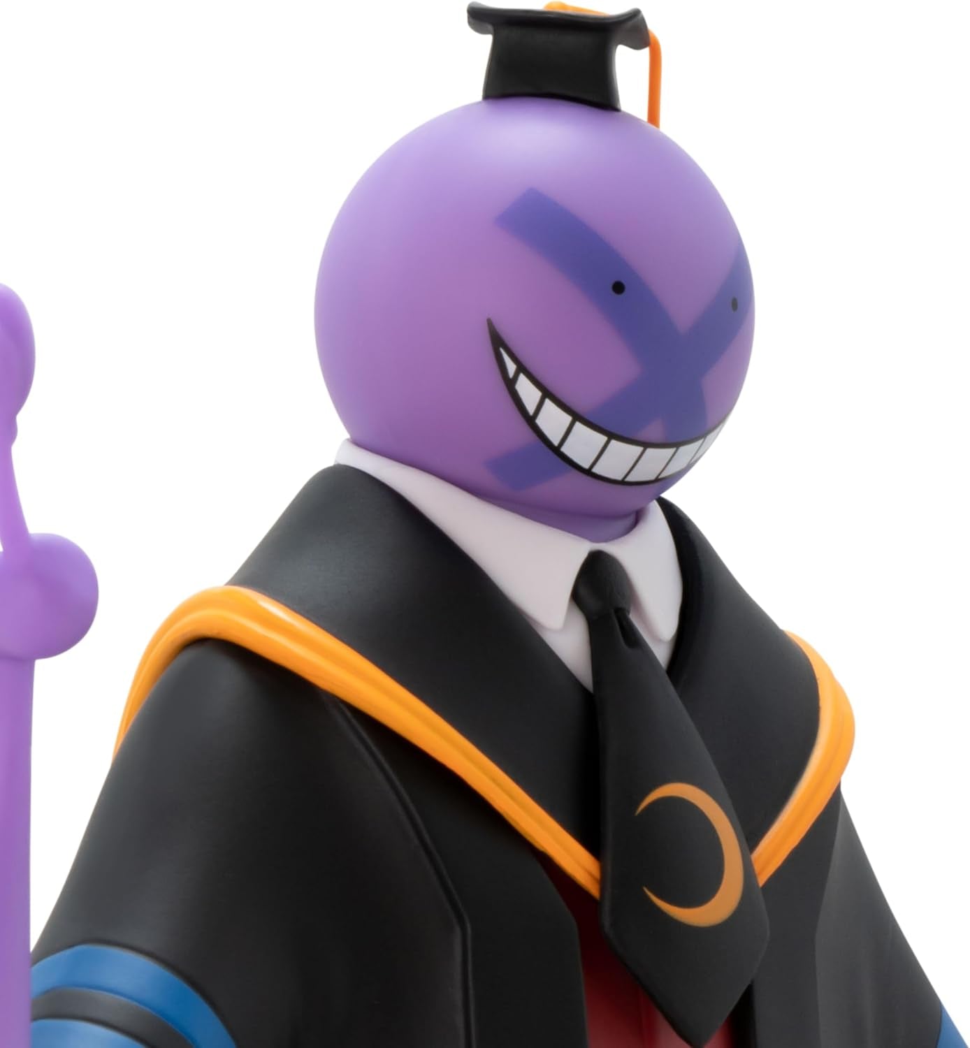 Attentat Klassenzimmer Lila Koro Sensei SFC PVC-Sammelfigur 7,8 Zoll Höhe Anime- und Ärmelstatue Heimdekoration Schlafzimmer Büro Geschenk Statuen und Skulpturen Naty Shop