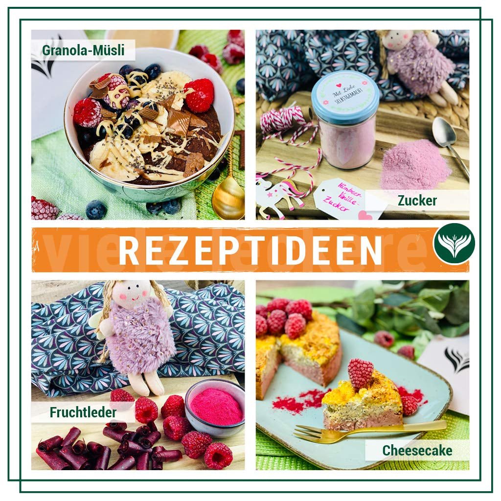 Azafran-Himbeere - lyophilisierte Himbeerstücke 250g Dehydrierte Produkte Naty Shop