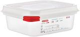 03350 PP-Lebensmittelbehälter GN mit Deckel, 1,1 l, 65 mm (4 Stück) Frischhaltedosen Naty Shop