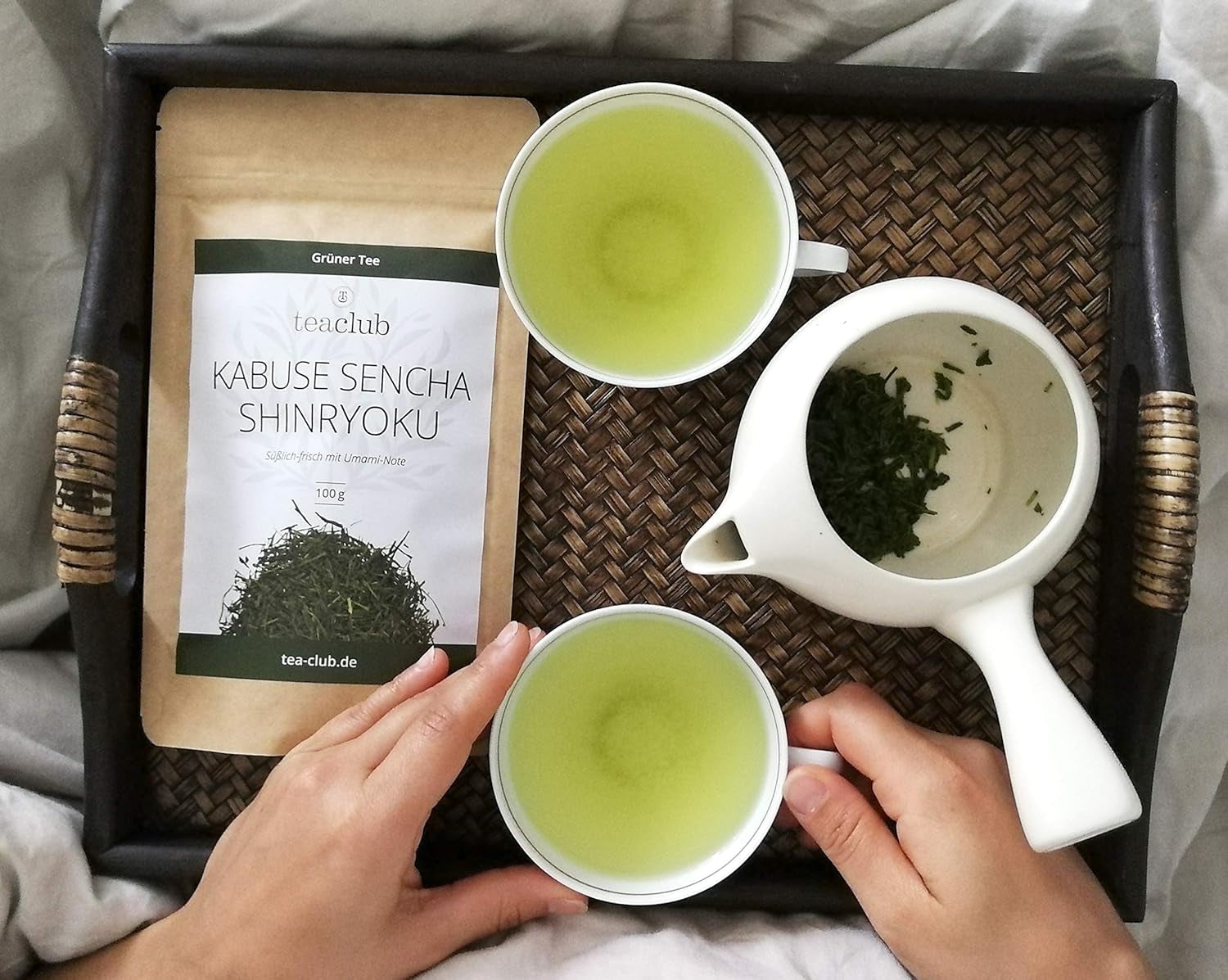 Sencha First Flush Kabusecha Grüntee lose 100g, japanischer Grüntee Kabuse Sencha Shinryoku, japanischer Grüntee Teaclub
