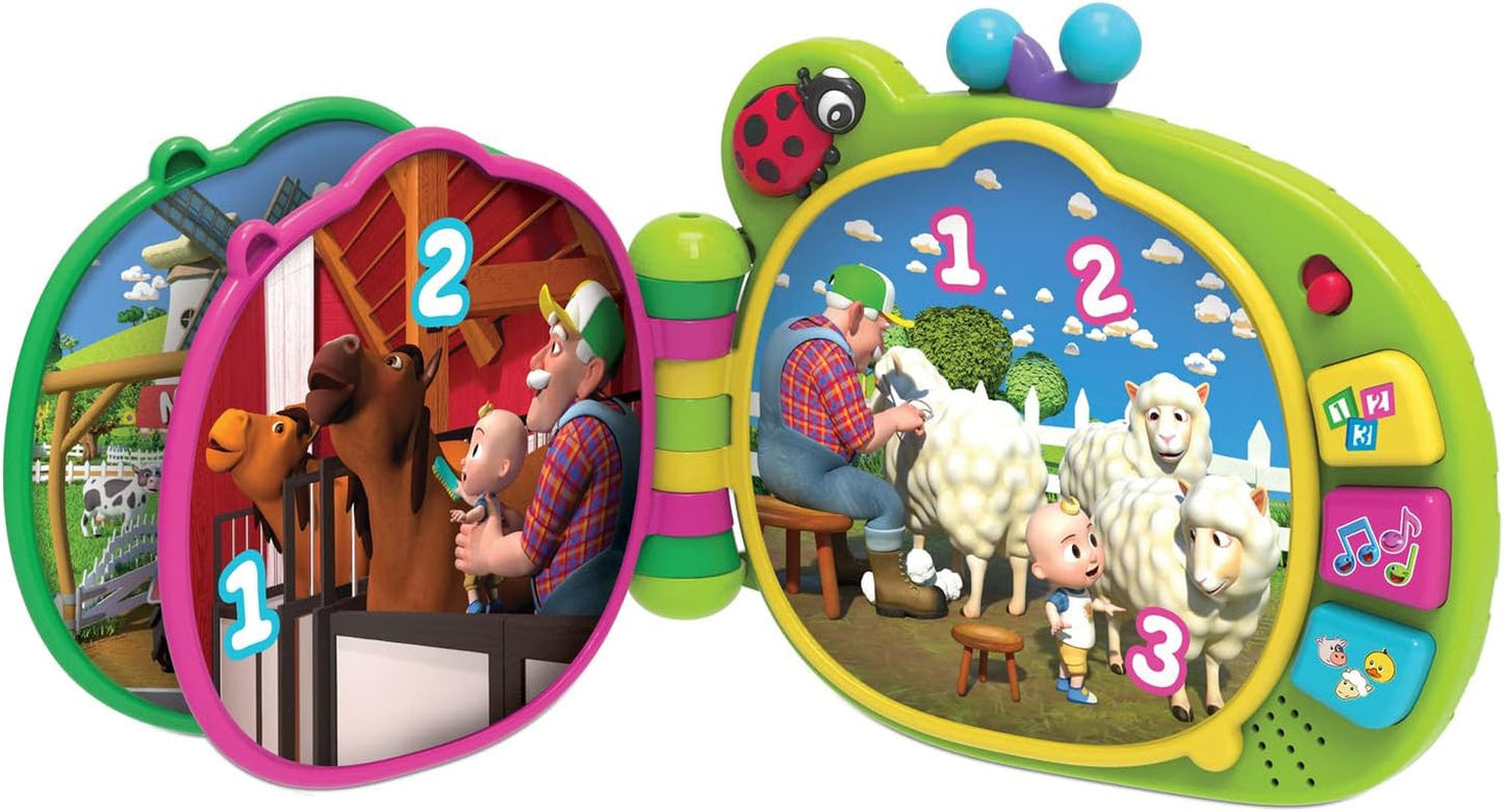 CoComelon, J.J Lernbuch, Lernfunktionen und Elektronik, Spielzeug für Kinder ab 18 Monaten, CCM10 (Französische Version) Bebe Toys Naty Shop
