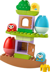 LEGO DUPLO Baum zum Balancieren und Stapeln, Entwicklungsspielzeug, Bauset für Kinder ab 18 Monaten, Kreativspielzeug für Kinder, Lernspielzeug mit 2 Spielzeugvögeln 10440 Bausets Besuchen Sie den LEGO-Store