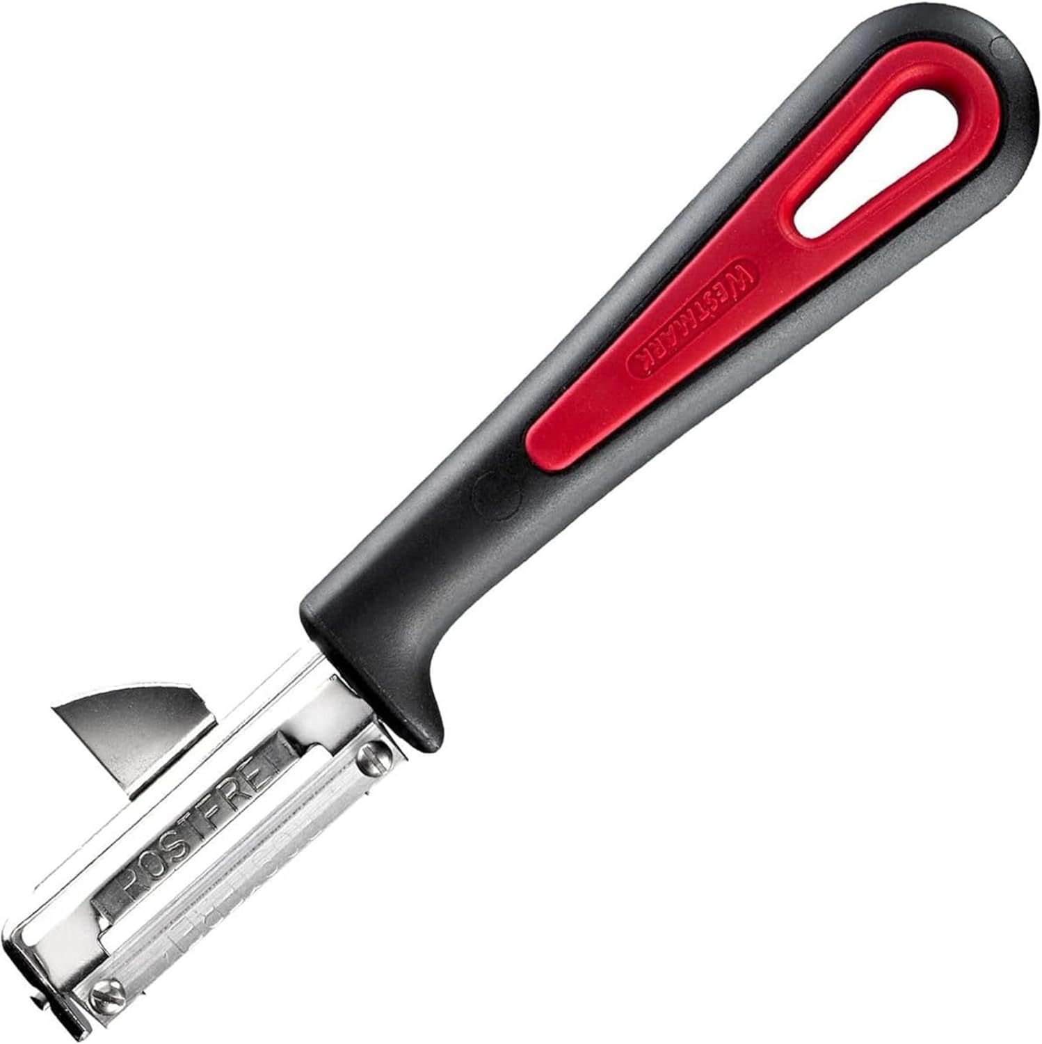 Westmark 29092270 Sparschäler Gallant, Pp/Tpe/Edelstahl, Schwarz / Rot, 16,5 x 3,7 x 2 cm Sparschäler Naty Shop Gallant