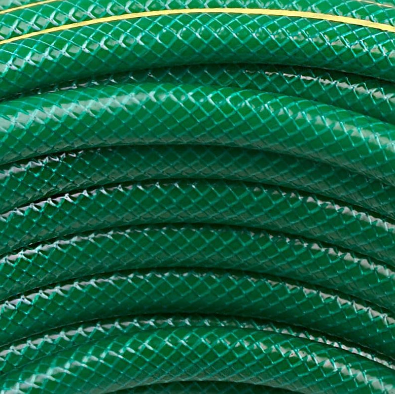 Meister Cross Woven Gartenschlauch, 12,7 mm (1/2 Zoll) – Länge 30 m – Zur Bewässerung kleiner Flächen – Druck- und abriebfest – UV-beständig, Frischer PVC-Gartenschlauch, Wasserschlauch, 9930260