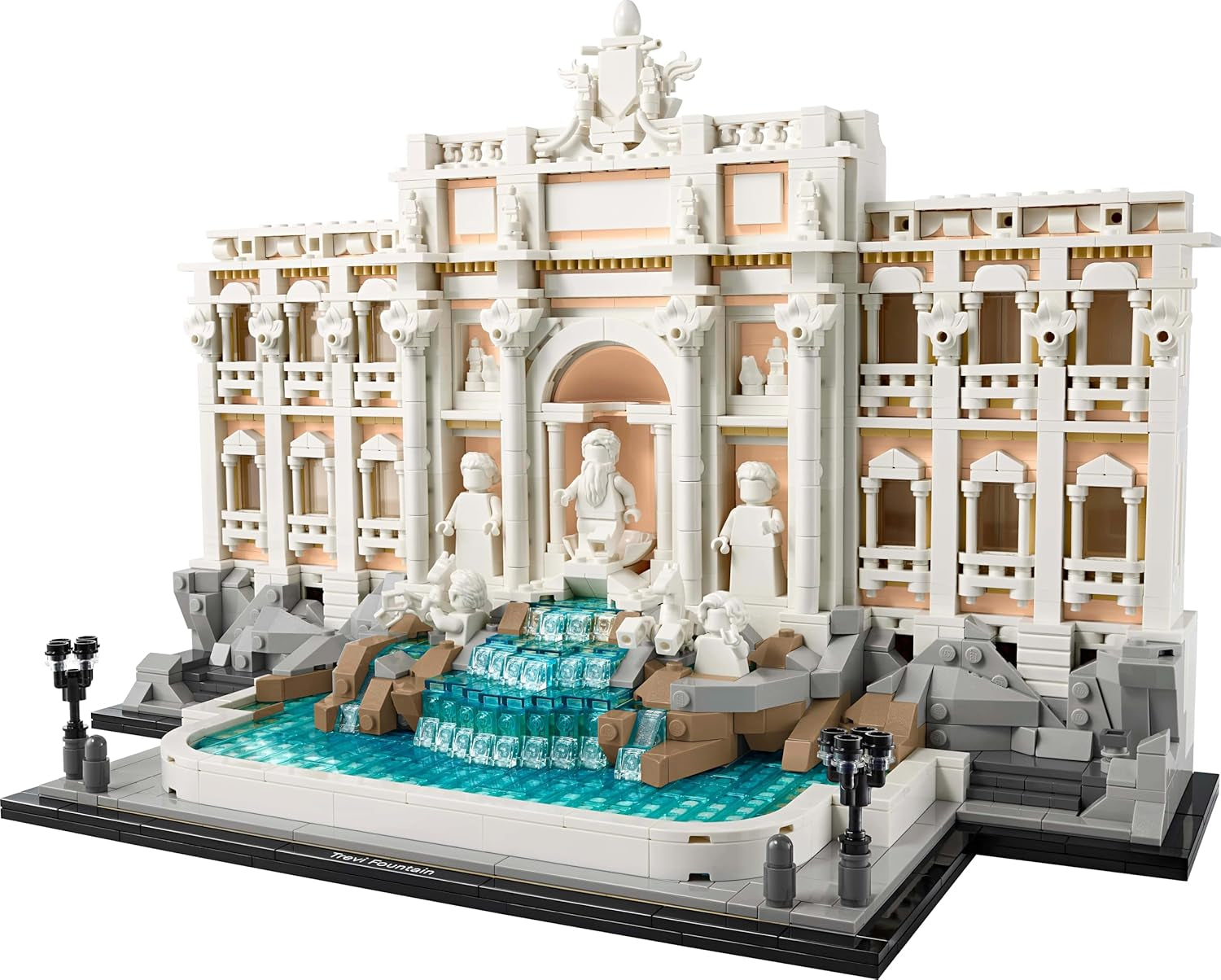 LEGO Architecture Trevi-Brunnen – Modell eines Wahrzeichens in Rom mit Minifiguren-Skulpturen – Sammelstück für Büro und Wohnzimmer – Geschenk für Erwachsene und Architekturliebhaber 21062 Bausets Besuchen Sie den LEGO-Store