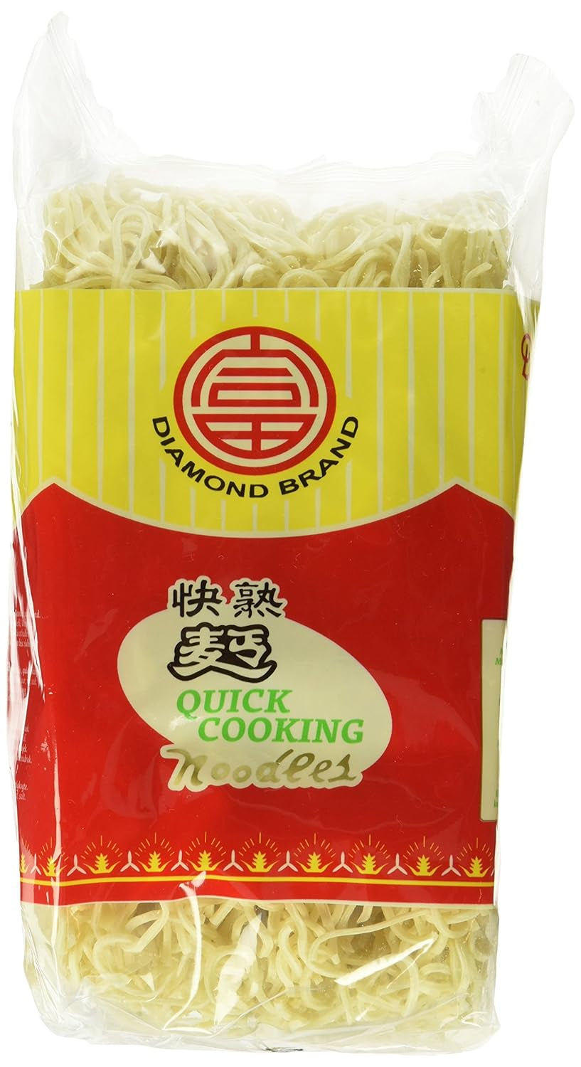 DIAMOND Instant-Nudeln ohne Ei, Instant-Wok-Nudeln aus Weizenmehl und Beilagen – 1 x 500 g