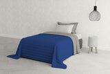 Italienische Bettwäsche Estivo Einzelbett, Leinen, Aqua, 170 x 270 cm