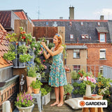 Adapter für Gardena-Geräte: Anschluss an das originale Gardena-System für Bewässerungsgeräte mit Innengewinde, passend für 26,5 mm Gewinde (G 3/4"), verpackt (2921-20), Schwarz
