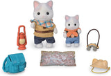 Sylvanian Families – 5763 Abenteuer-Entdecker-Set mit zwei Figuren, Vater und Baby-Milchkätzchen, Tierfigur, detailliertes Spielzeug für Kinder ab 3 Jahren