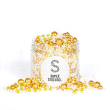 Super Streusel Gold Glimmer, Weihnachtsstreusel, 180 Gramm Streusel Naty Shop