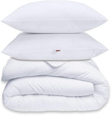 30519 220/240 Bettbezug und 2 Kissen Polyester/Baumwolle Weiß 220 x 240 cm Bettdecken und Steppdecken Naty Shop