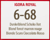 Schwarzkopf IGORA Royal Premium Haarfarbe 6-68 dunkelblond schokoladenrot, 1 Packung (1 x 60 g) Haarfarbe Naty Shop