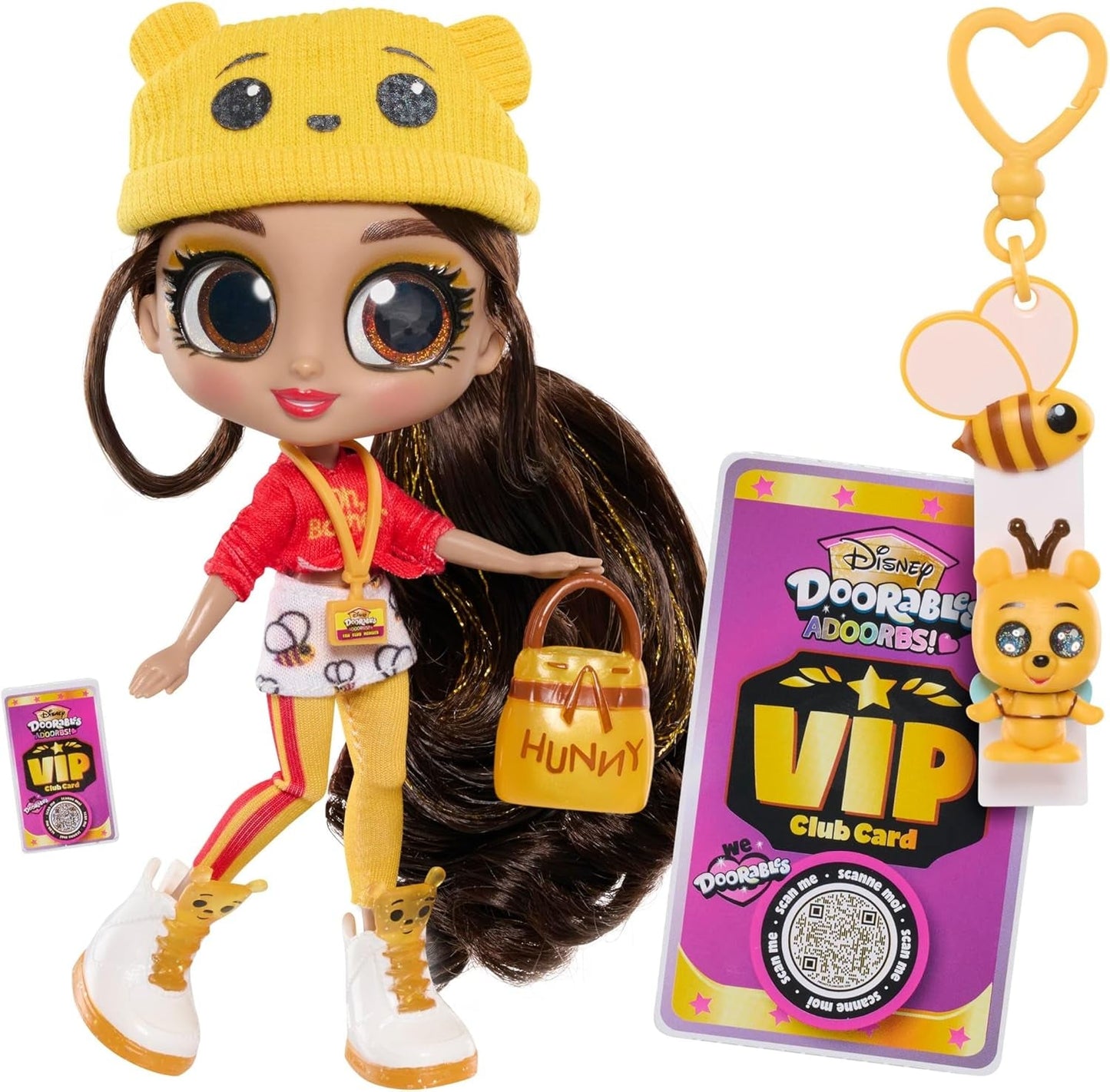 Disney Doorables Adoorbs Serie 1 Sammelpuppen mit Zubehör, 14 cm, Modepuppe, Spielzeug ab 5 Jahren, einfach spielen