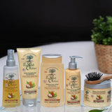 - Entwirrungsspray, Pflege, ohne Ausspülen und Silikon-, Oliven-, Shea- und Arganöle, entwirrt, repariert und pflegt - trockenes und strapaziertes Haar - 150 ml Haarentwirrungsprodukte Naty Shop