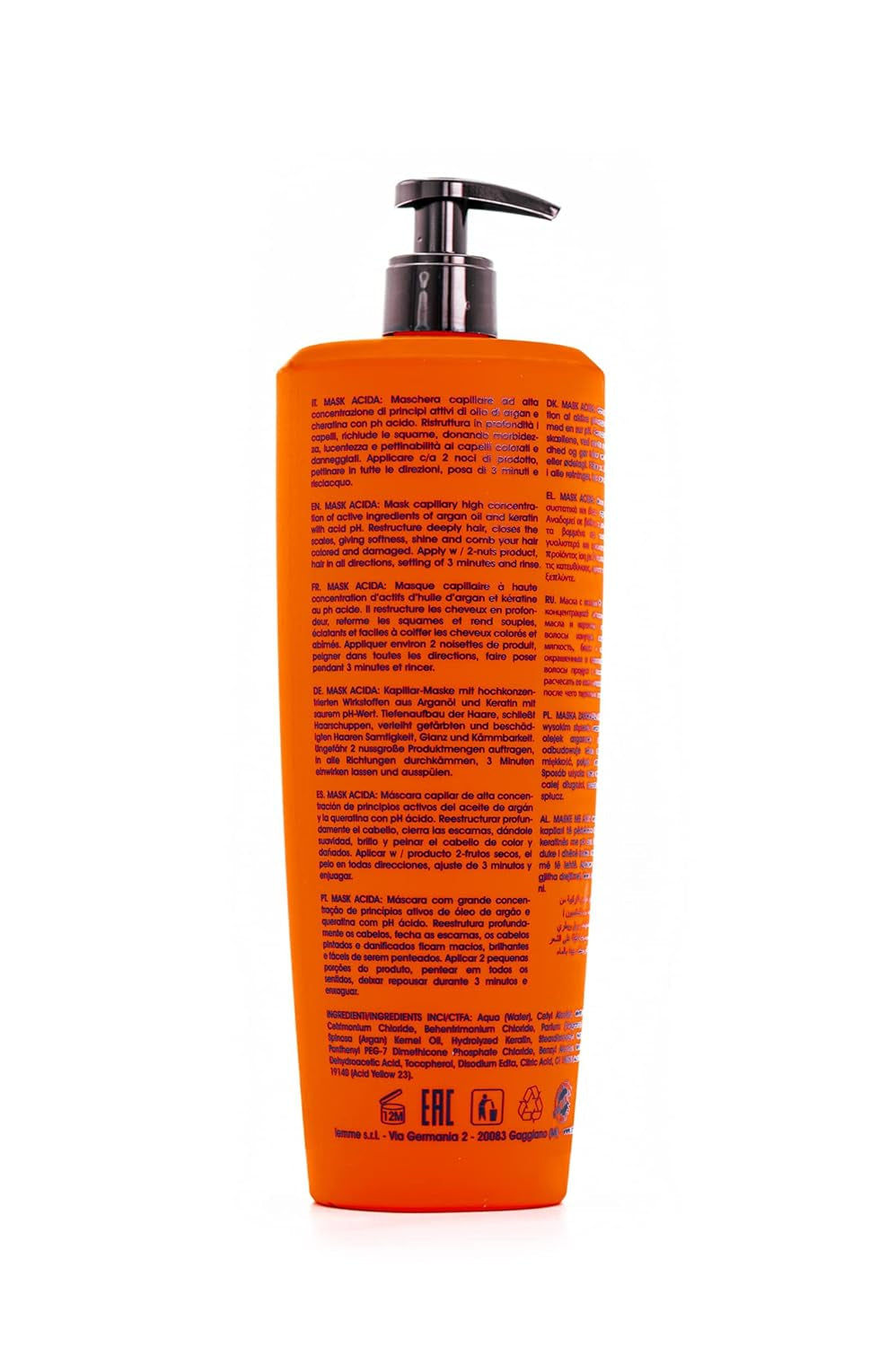 After Color Mask – Intensivpflege für gefärbtes Haar, 1000 ml, schützt und pflegt gefärbtes Haar, verleiht Glanz, Feuchtigkeit und Geschmeidigkeit, silikonfrei, vegan, Haarmaske in Friseurqualität von Naty Shop