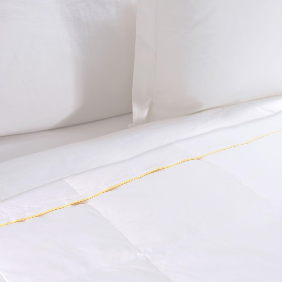 Sancarlos - Vivaldi, Bettdecke 4 Jahreszeiten aus Gänsedaunen, 180 + 120 G/M², 220 x 220 cm, weiß (weiß) Steppdecken und Bettdecken Naty Shop