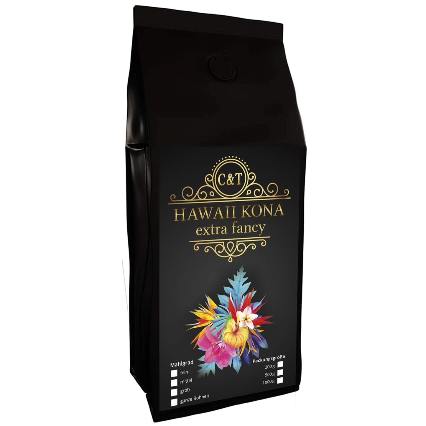C&T Hawaii Kona Kaffee | 200g Gemahlen | Das braune Gold aus Hawaii – einer der besten Kaffees der Welt