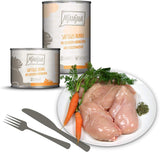 MjAMjAM – Premium-Nassfutter für Katzen – Mischpackung I – Huhn, Rind, Herzen, 6er-Pack (6 x 200 g), getreidefrei mit extra Fleisch