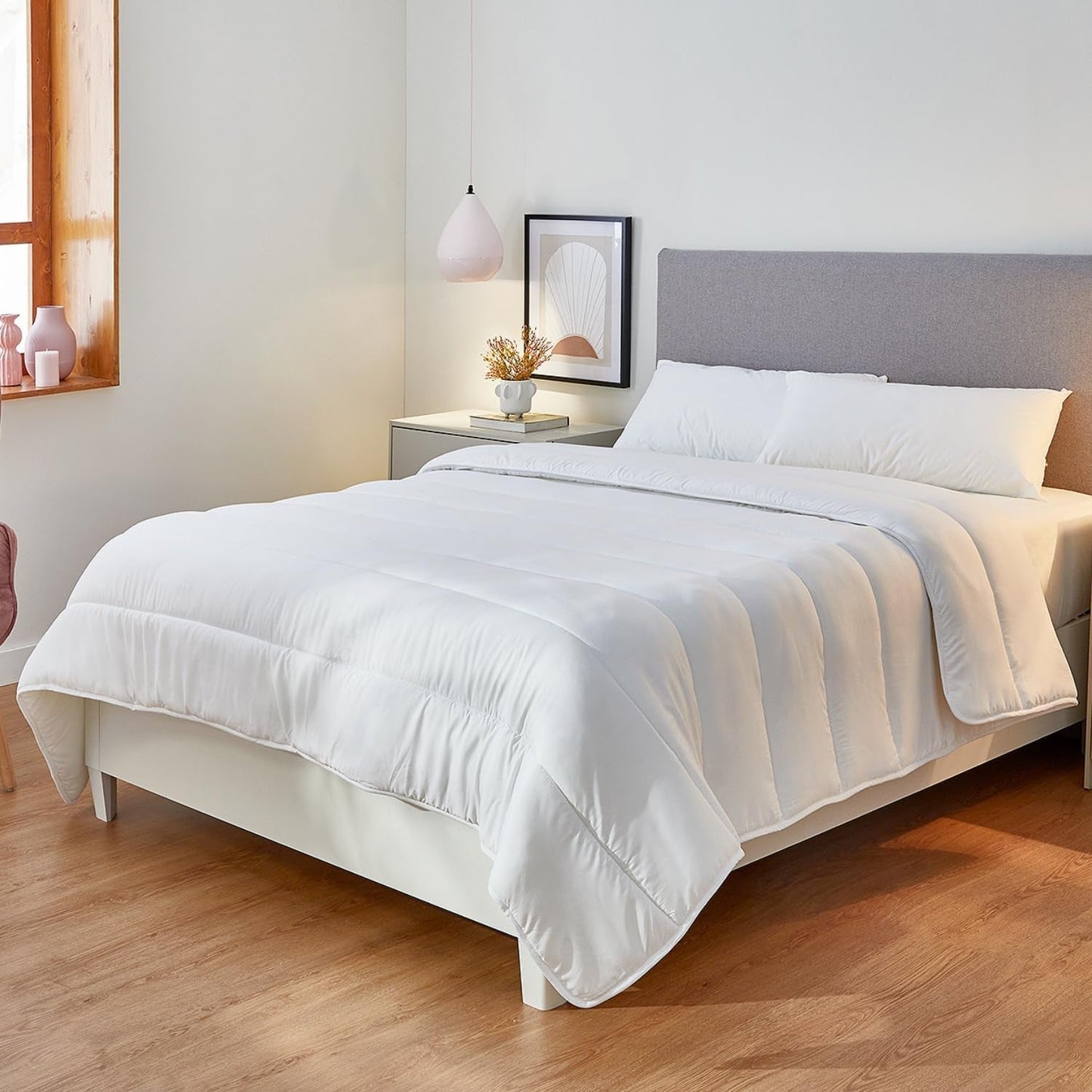 Pikolin Home – Anpassbares Laken aus 100 % Baumwolle, atmungsaktiv, langlebig und widerstandsfähig. Steppdecken und Steppdecken Naty Shop